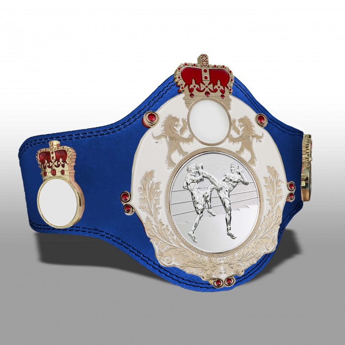THAI BOXING CHAMPIONSHIP BELT - PLTQUEEN/W/S/TBOS - AVAILABLE IN 4 COLOURS